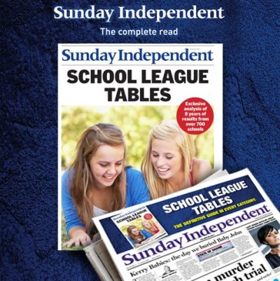 The Sunday Independent School League Tables 2018 (OUT OF STOCK)