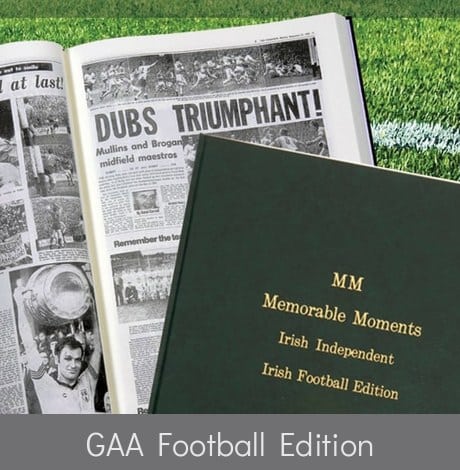 GAA Football Edition: every All-Ireland football final from 1924 up to the 2026 final, hand-bound
